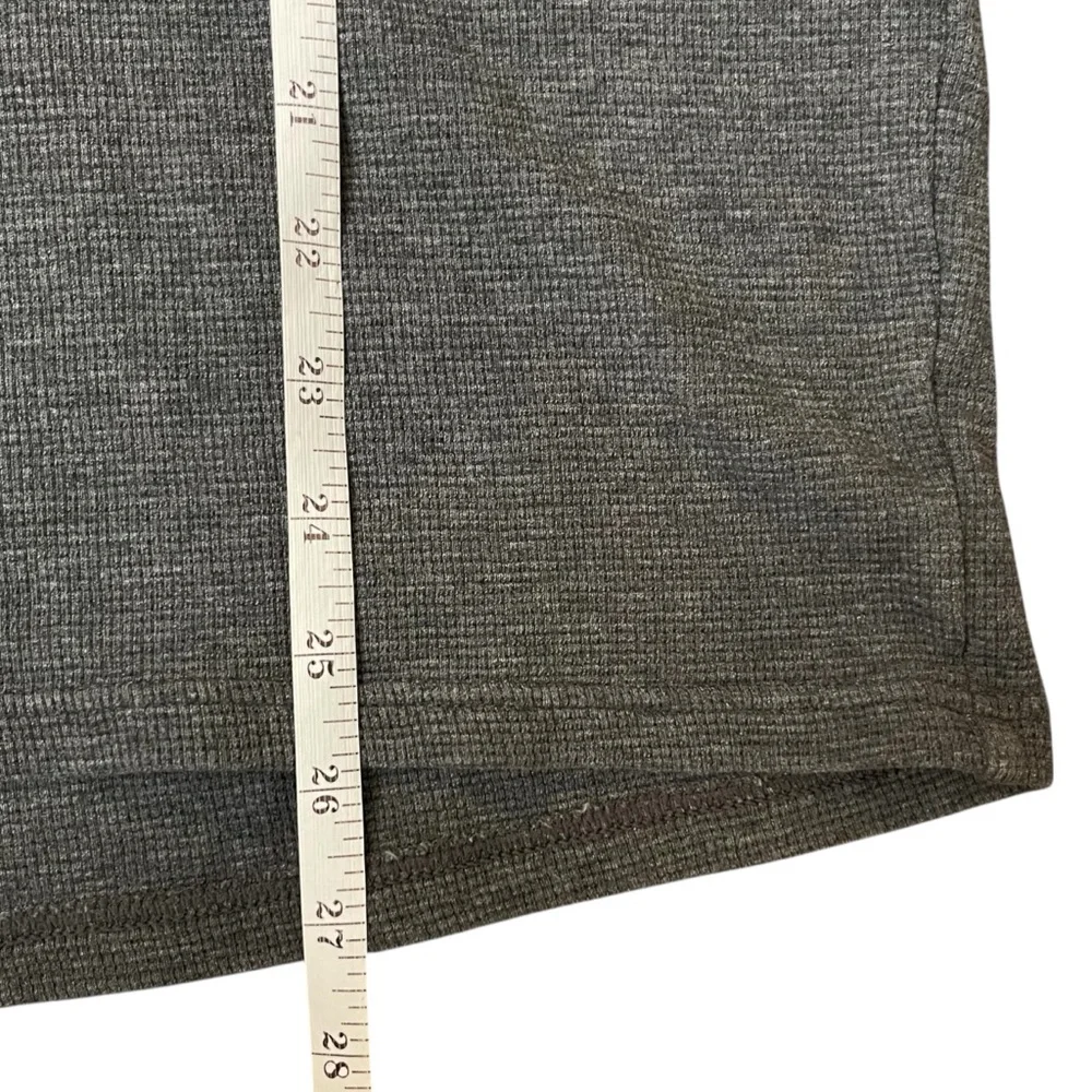 Polo Ralph Lauren Sleepwear Charcoal Grey Waffle Crewneck L